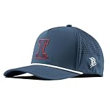 Branded Bills Officially Licensed x Illinois Illini Orion 5-Panel Fighting Illini Navy PVC