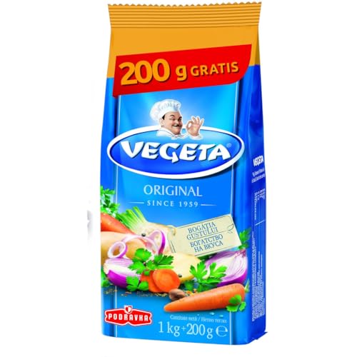 Podravka Vegeta Original Assaisonnement 1 kg + 200 g Sachet