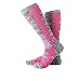Ski Thermo Socks Calze da sci Inverno Performance Calzini Uomo E Donna Calze Al Ginocchio Per Sci All'aperto Snowboard Alpinismo Escursioni per Inverno All'aperto (Colore: Rosa, Taglia : M)