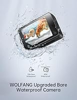 WOLFANG GA420 Akciókamera 4K 60FPS Érintőképernyős Vízálló Sportkamera Képstabilizátorral, WiFi, Külső Mikrofonnal és 2 Akkumulátorral 9