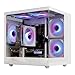 suevery Prebuilt Gaming Desktop Computer | 16G Memory | 512G SSD | AMD Ryzen5 6Cores 3.6G Up to 4.1G | RX 560 4G Graphics Card | Wi-Fi 6 | Gamer PC White