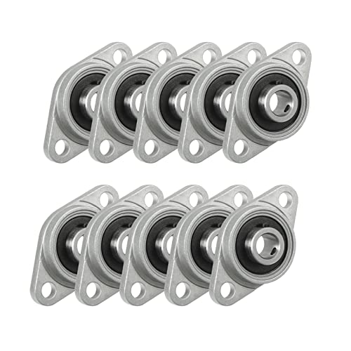 Cojinete KFL08 de 8mm inserto esférico con carcasa sólida de aleación de zinc para alta carga