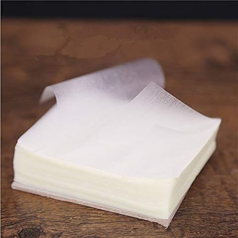 1000 Pieces Glutinous Rice Paper Edible Rice Paper Wafer Papers Edible Candy Wrappers 2.36x3.15 inch Cover