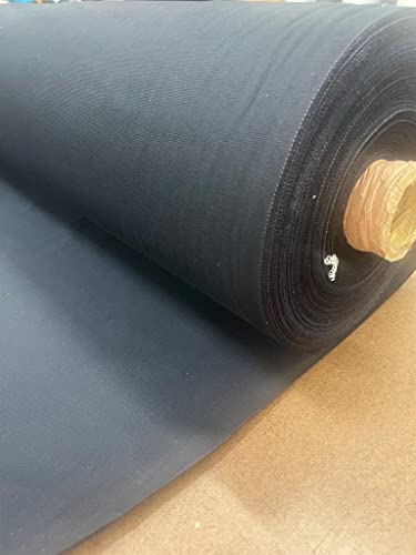 Image of Sedona Designz 60 inch Wide Cotton Duck Canvas Fabric - 7oz Durable 100% Cotton (Black, 2 Yards)