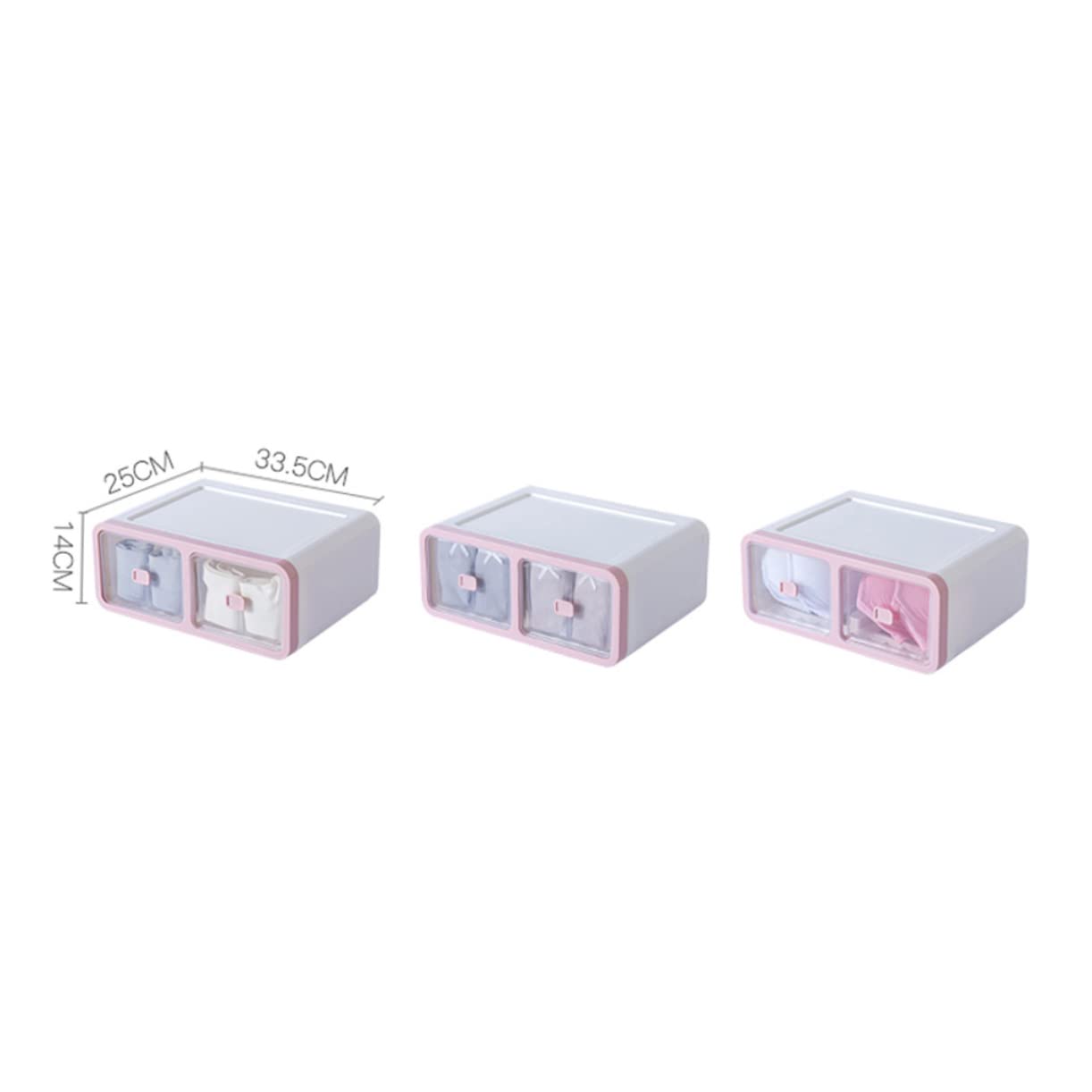 16cuadrículas Caja Organizadora Ropa Interior Calcetines Contenedor Almacenamiento Plástico Divisor Cajón Escritorio Fácil Limpiar