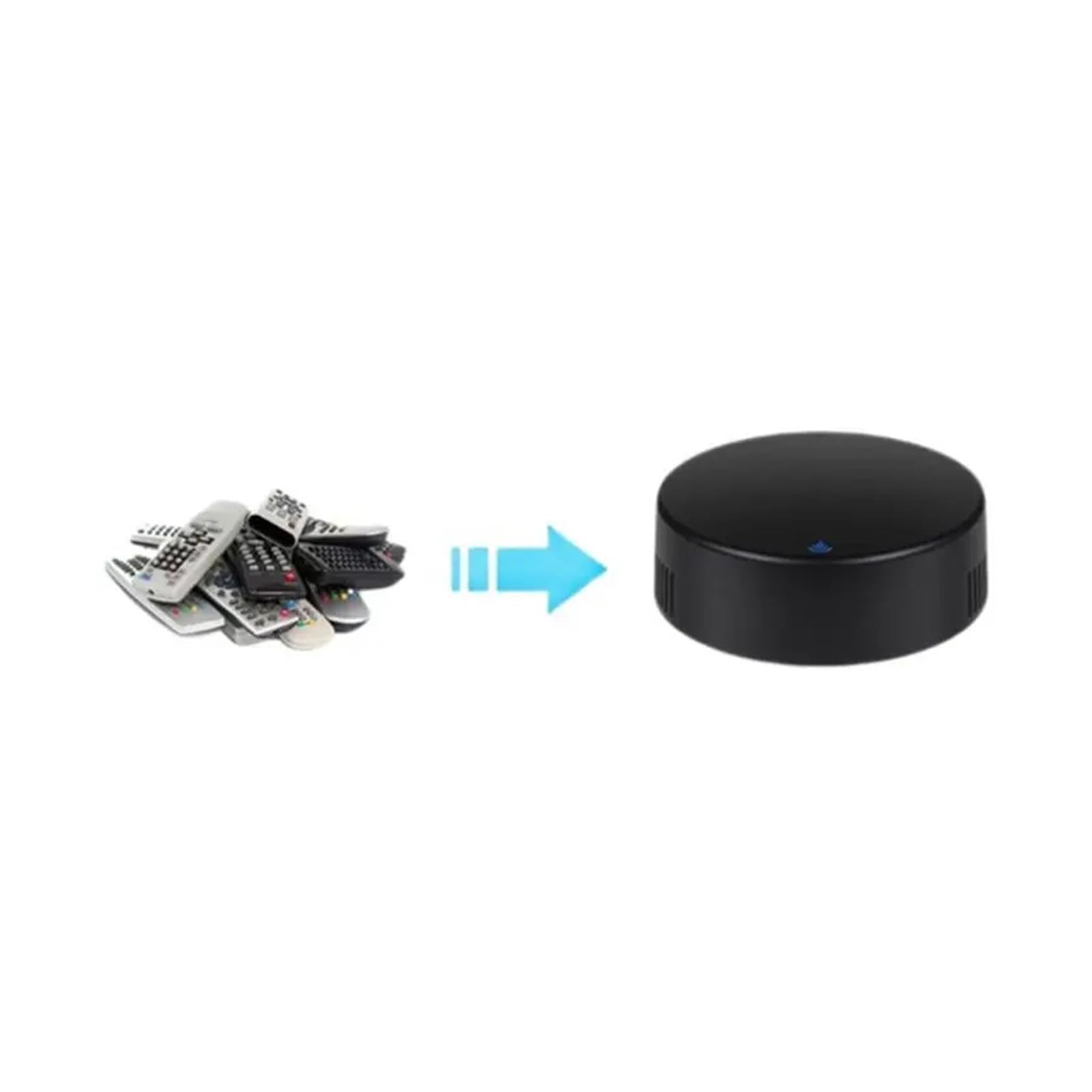 Telecomando universale WIFI, compatibile con Tuya, 3 PCS | Hub controller app per TV condizionatore ventilatore, DC5V/1A, plastica, nero