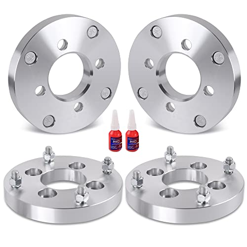 FLYCLE 4x110 to 4x156 Wheel Adapters for Foreman Rincon Rancher Kodiak Grizzly King Quad 1 inch 4x110mm to 4x156mm Wheel Adapter with 12x1.5 Studs 74.1mm Hub Bore