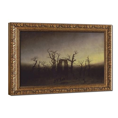Tableau d'art de qualité supérieure The Abbey in The Oakwood avec cadre premium