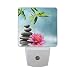 Produktbild AOTISO Nachtlicht Japanische Zen Bambusblume Seerose, Auto Senor Dusk to Dawn Nachtlicht Plug in