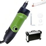 Professionelle Gipssäge, elektrischer Gipsentferner mit Geschwindigkeitsregelung von 0–15.000 U/min, Sicherheitsstoppfunktion, geringe Vibration, mit tragbarem Tragetaschen-Werkzeugsatz(Green)