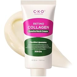 CKD Retinal Collagen Gua Sha Neck Cream Refill (50 mL) | Neck Moisturizer Refill for Lifting & Firming Care on the Neck, Jawline and Decollete, Korean Skincare