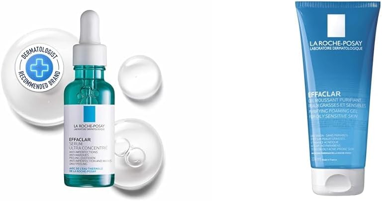 La Roche-Posay Effaclar Peeling Etkili Serum Ve Temizleyici Leke Karşıtı Bakım Seti