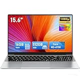 FUNYET Ordenador Portátil, 2026 Laptop de 15,6 Pulgadas, 16GB RAM 512GB SSD,Portátil Core M3-6Y30, IPS FHD 1920 x 1080 Notebook Laptop,180°Cierre Abierto, 5000 mAh, Ranura para Tarjeta TF, Estudiante