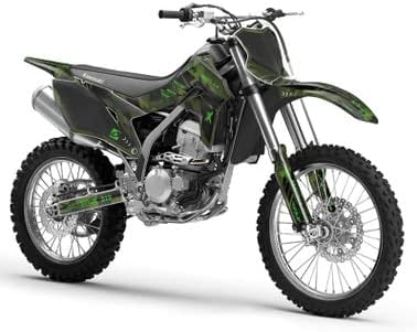2020-2024 KLX 230 R APACHE Green Senge Graphics Complete Kit Compatible with Kawasaki