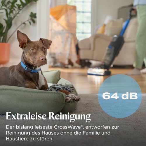 BISSELL CrossWave OmniFind, Kabelloser Nass Trockensauger, Saugen & Wischen in Einem, FurFinder...