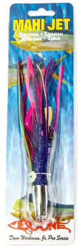 Boone Mahi Jet Rigged Bait, Purple/Pink, 6 1/2-Inch #TOP1