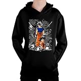 the Fan Tee Sudadera Infantil con Capucha de Niño Niña Dibujos Animados Dragon Bola Ball Dragon Goku Vegeta 415 7 años