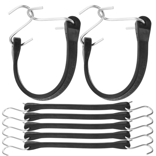 Sangles élastiques à crochet Abaodam pour valises et bagages | Lot de 10