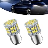 Dogary 2 PCS 1157 LED Brake Light, 6800K Double Contact Super Bright Bulb, Tail Parking Light Reversing Light Replacement, Universal Lighting Accessory for Cars (White)