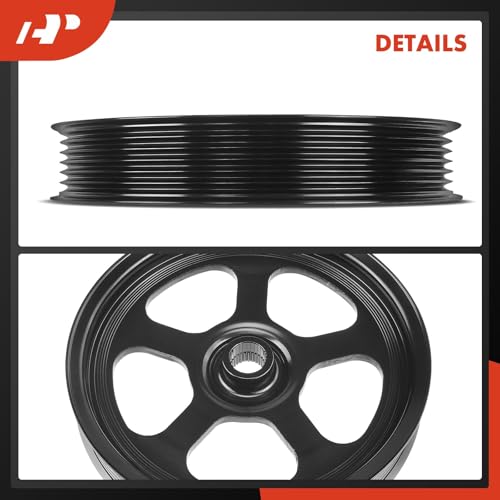 A-Premium Power Steering Pump Pulley Compatible with Honda Accord 2003-2012, Odyssey 2005-2010, Pilot 2005-2011, Ridgeline 2006-2011 & Acura MDX 2003-2013, TL 2004-2008, ZDX 2010-2013, 3.2L 3.5L 3.7L by A-Premium - Image 7