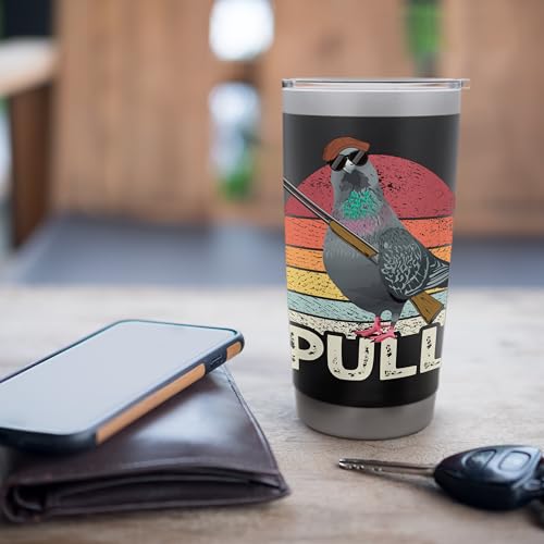 Pull Clay Pigeon Target Trap Shooting Skeet Shooting Men Stainless Steel Insulated Tumbler