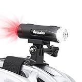 Semaho 2in 1 Rechargeable Helmet Light with...