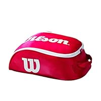 Wilson Unisex – Erwachsene Tour IV Shoe Bag RDWH Tennis, Red/White, One Size