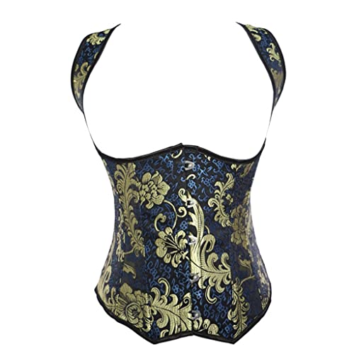 Corsé de jacquard premium hueso con ballenas de acero faja chaleco de alta costura