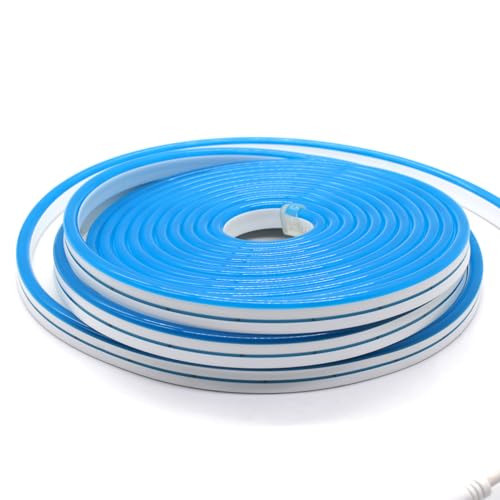 Fita Neon Led 5m 12v Corte 2,5cm Flexivel Alto Brilho (Azul)