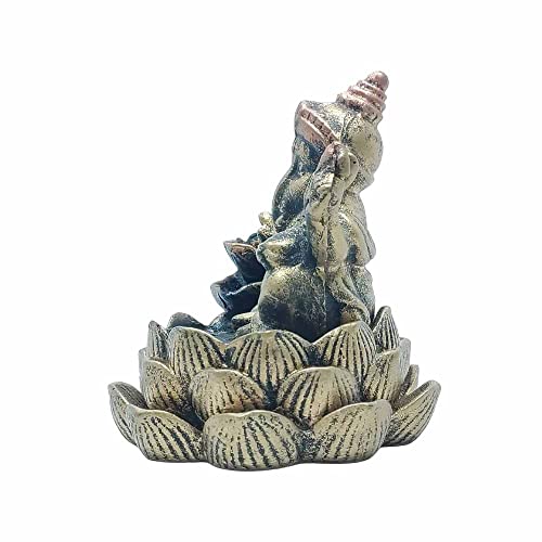 Incensário Cascata Flor de Lótus Ganesha