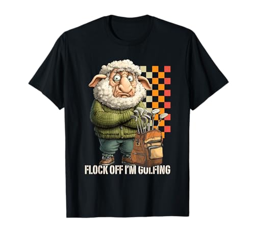 Design unique et amusant de joueur de golf pour lui, papa, grand-père T-Shirt