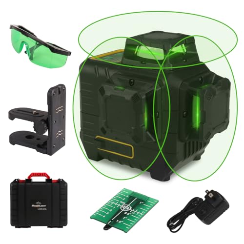 3rd Hand Adjustable Support System, Durable Steel Support Rods for Cabinet Jacks, Drywall - Extends from 24\" to 40\", 2 Pack,Laser Level 360 Self Leveling - Thumbnail 3