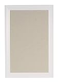 DesignOvation Bosc Framed Pinboard, 18.5X27.5, White