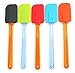 Bekith Silicone Spatulas - 10 Inch (Set of 4), Dishwasher Safe, Soft and Flexible - Won't Chip Crack Dent or Rust Heat Resistant Kitchen Utensils - Essential Cooking Gadget and Bakeware Tool