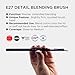 Sigma Beauty Professional E27 Detail Eyeshadow Blending Brush – Eyeshadow Application and Blending Brush - Apply Pigment and Blend Harsh Lines for a Well Blended Effect (1 Brush)