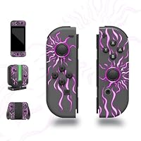 Mhwlhbx Replacement controller für Switch, Ersatz L/R Joycons Dual Vibration/Funktionssteuerung/Erwachen/Screenshot(Purple) – Ansicht 4