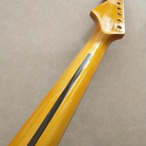 Manche de guitare 22 frettes 25.5" érable ébène pour luthier et remplacement - 4
