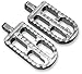 Joker Machine Silver Long Adjustable Serrated Footpegs 08-56-2