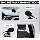 SPTSSWET Autoradio Mikrofon 3,5 mm Kompatibel mit Kenwood Sony Alpine Jensen JVC Externes Auto Mik für Fahrzeug Audio Stereo DVD GPS, 3M Kabel, Plug-and-Play