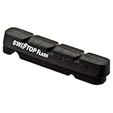 sram carbon kurbel Set bestehend aus 2 Paar 4 Stück für eine umfassende Fahrrad, Aufnahme Rollschuhe cartuccuia, für Felgen mit Rennbahn Bremsanlage in Aluminium – Compound original Black, kompatibel Shimano und SRAM, Compound für Fahrplan und Bremsleistung weniger aggressive, ermöglicht eine Leistung generatorenbremssystem sehr gut mit dem Bel Zeit, bei Regen ermöglicht gute Leistung, besonders empfohlen für besonders weiche Felgen