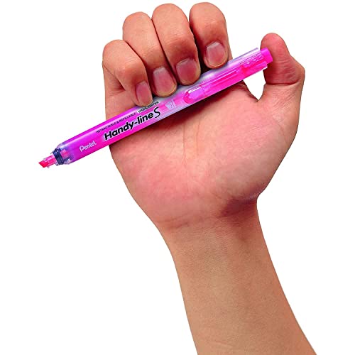 Pentel Highlighter, Retract, Refillable, Chisel Tip, Lite Green (Sxs15-K) #TOP1