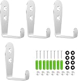 CGBE Wall Hooks,Coat Hooks,Stainless Steel Heavy Duty Single Towel Hook,Luggage Key Hook Hanging Jac