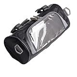 strany バイクフロントバッグ、防水 耐雨雪 バイク用タンクバッグ オートバイ収納バッグ ハンドルバーバッグ バイクパックアクセサリー 大容量 タッチスクリーン 小型バッグ オートバイ フロントハンドルバー フォークコンテナ 携帯電話ポーチ用収納袋