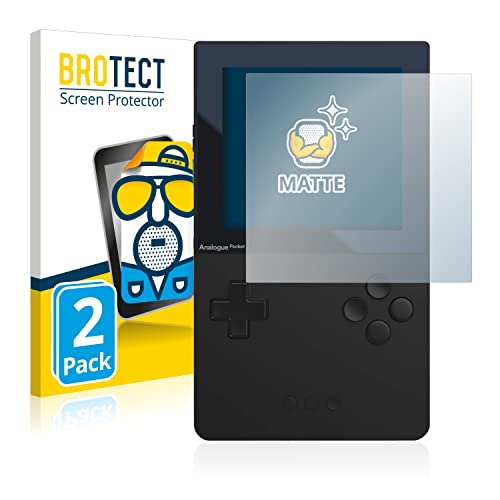 Bedifol 2X BROTECT Matte Screen Protector for Analogue Pocket, Matte, Anti-Glare, Anti-Scratch