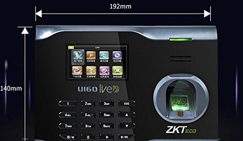 ZK U160 Huella dactilar Tiempo Atención WIFI TCP/IP Huella Huella Huella Huella Hora Reloj