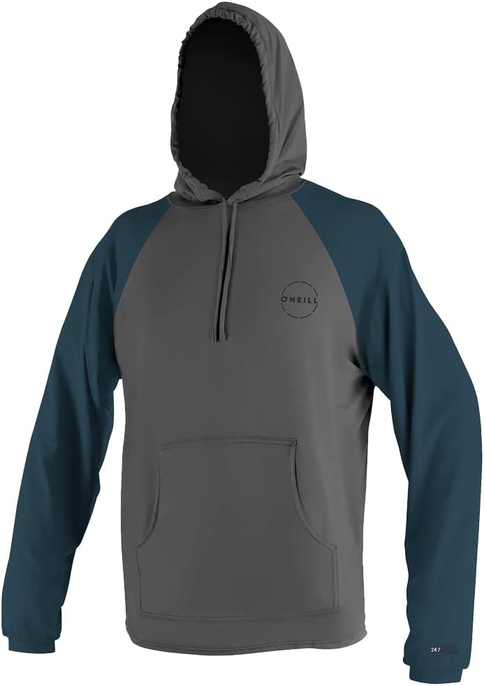 O'Neill Wetsuits Mens Men's 24-7 Traveler Long Sleeve Sun HoodieRash Guard Shirt