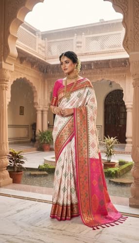 OWLSKY, SASSY & STYLO patola silk saree – image 5