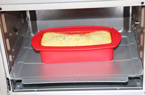 Silicone Loaf Pans - 2Packs 9" Silicone Bread Cake Pans Non Stick Silicone Baking Molds