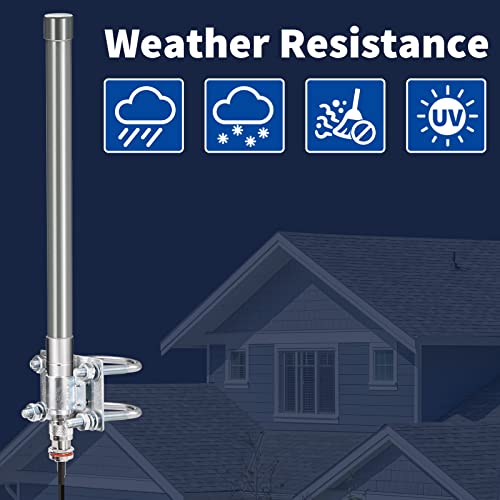 Bingfu Antenne Lora 868 MHz Extérieure N/RP-SMA/SMA Mâle 3dBi Câble 1 m – vue 7