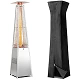 GLANC 48,000 BTU Pyramid Patio Heater, O...